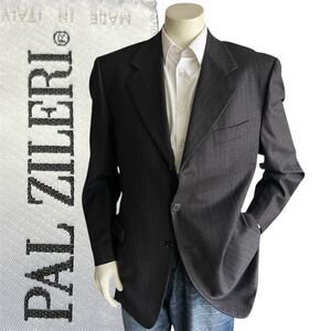 PAL ZILERI Guabello Men 42-44R Blazer Designer Wool Pinstripe Suit Jacket Italy